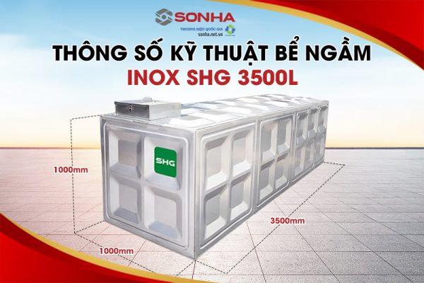 BỂ NƯỚC NGẦM SƠN HÀ XANH 3500L https://bonnuocinoxsonha.com/